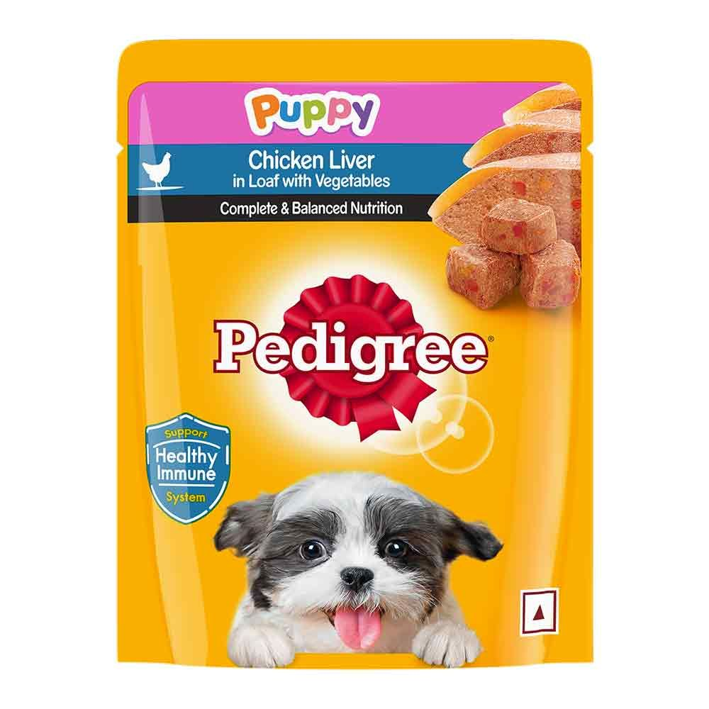 Pedigree Chicken Liver in Loaf with Vegetables Puppy Wet Food